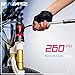 KEARZ MINI BIKE AIR PUMP – Schrader & Presta Valve Compatible, 260 PSI High Pressure, For Road & Mountain Bicycle, Lightweight & Durable Aluminum, Frame Mounted, For Shocks, Glue-less Tire Patches