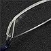 Noble Ultra Slim and Flat Reading Glasses Thin and Flexible Rimless (3 Pack) with 3 Wallet Mini Card Holder and 1 Silicone Stick On Portable Cell Phone Case for Men and Women (1.50 Strength)