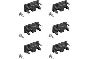 Hiiglxii H Track End Cap Connector, H Track Connector for Single Circuit 3-Wire-1 H Type Track Lighting Rail, Halo Track Ligh