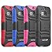 HTC One M8 Holster Case, Fosmon STURDY [Locking Swivel Belt Clip | Kickstand] Rugged Heavy Duty Shock Proof Case for HTC One M8 (Black/Black)
