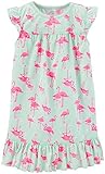 Carter's Little Girls' Print Nightgown (Toddler/Kid) - Flamingo