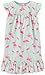 Carter's Big Girls' Print Nightgown (Toddler/Kid) - Flamingo