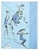 Mead Color Talk Pee Chee Portfolio, Dark Blue