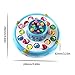 Fishing Toy,TOWERPRO Fish Game Electric Rotating Magnetic Fishing Gaming for Parent Child Interaction Imagination (Double Layer)