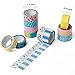 40 Rolls Washi Tape Set , Decorative Tape Christmas Design, Great Glitter washi Tape for Planners, Arts, Crafts, DIY, Colored Masking Tape is fit for Little Boys & Girls (15mm, 40 Colors) …