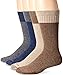 Carhartt Men's Comfort and Durability Crew Sock 4 Pack, Blue, Shoe Size: 6-12