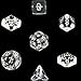 Chessex Polyhedral 7-Die Translucent Dice Set - Clear