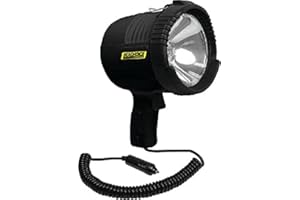 Seachoice 12V Spotlight, Water Resistant, Handheld, 55 Watt, Black