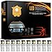 LED Monster 10x 168 194 T10 5SMD LED Bulbs Car License Plate Lights Lamp White 12V (10)
