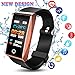 Fitness Tracker, 2018 Colorful Display Activity Tracker with Blood Pressure Heart Rate Monitors Bluetooth Sleep Monitor Sport Caloriesfor IOS Android Phones Adult Kids