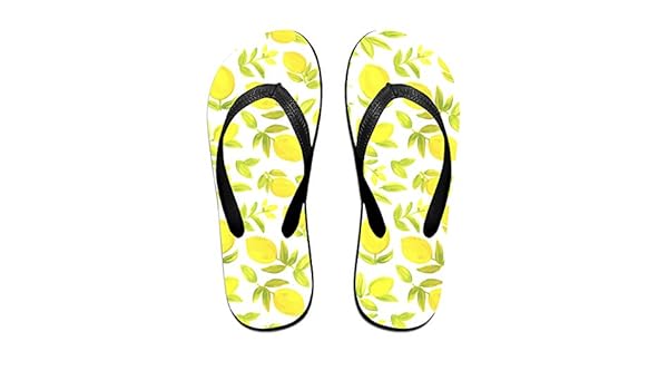 lemon flip flops