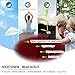 NICETOWN Window Valance Curtain for Kitchen - Home Fashion 52 inches x 18 inches Rod Pocket Valance Curtain Panel for Bedroom Christmas Decor/Living Room, Burgundy Red, Single Panel