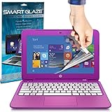 SmartGlaze ( Pack Of 3 ) HP Stream 11-d061 11.6 Laptop Case Custom Made Crystal Clear Premium LCD Screen Protectors Packs With Polishing Cloth & Application Card