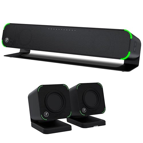 Mackie CR-X Series, Premium Desktop PC Soundbar with Bluetooth
