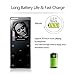 MP3 Player with FM Radio/ Voice Recorder, Portable Lossless Sound, Metal Touch button , 1.8 Inch Color Screen, 8GB Expandable Up to 64GB