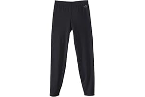 Hot Chillys Youth Micro-Elite Chamois Tights UPF 30 Midweight Body Fit Base Layer Pants | Thermal Underwear Bottoms for Kids