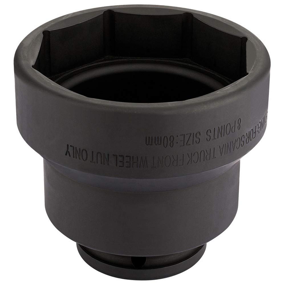 Draper 16198 80 mm Scania Front Hub Nut Socket