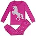 SUPER SOFT UNICORN 2 PIECE PAJAMA SET 100% COTTON+2 FREE GIFTS, Pink / Grey, 2 Years
