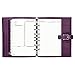 Day-Timer Starter Set, Undated, 7 Ring, Desk Size, 5.5 x 8.5 Inches, Purple (70303)