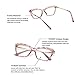 FEISEDY Cat Eye Glasses Frame Crystal Non Prescription Eyewear Women B2440