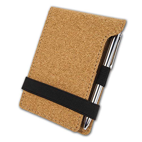 Mini Notepad, Airplane Altimeter, Personalized Engraving Included (Cork)