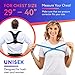 EZmed Back Posture Corrector For Women & Men – Adjustable Posture Brace For Slouching & Hunching – Invisible And Breathable Under Clothes – Shoulder & Spine Alignment – Carry Bag Included
