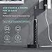 6 Heads Sonic Electric Toothbrush MS300 - Liberex USB Wireless Rechargeable Teeth Whitening Toothbrushes for Braces, 5 Mode with 2 Minutes Timer, Portable Teeth Whitening Toothbrush, Black