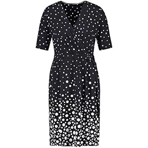 Taifun Nauwsluitende jurk voor dames, met 3/4 mouwen, 3/4 mouwen, mouwsplit, etui-jurk, jerseyjurk, feestelijke jurk…