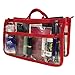 Clear Handbag Organizer See Through Cosmetic Badget Insert Purse Organiser Transparent Travel Pouch Shaving Toiletry Bag Liner with handle