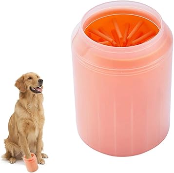 Amazon ブラシカップ 犬足洗い ペット足用クリーナー ペット用足洗いカップ 柔軟 ペット用品 携帯便利 清浄力3倍アップ 愛犬のお散歩帰りのかんたん足洗い 足の汚れ 洗浄でき お手入れ 小中型 大型犬用 オレンジ L Secreties ペット ブラシ 通販