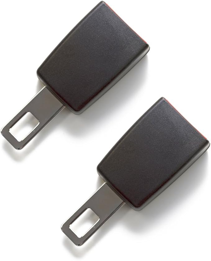 2 x Rigid 3" Seat Belt Extender EMark Safe Certified Buckle Up