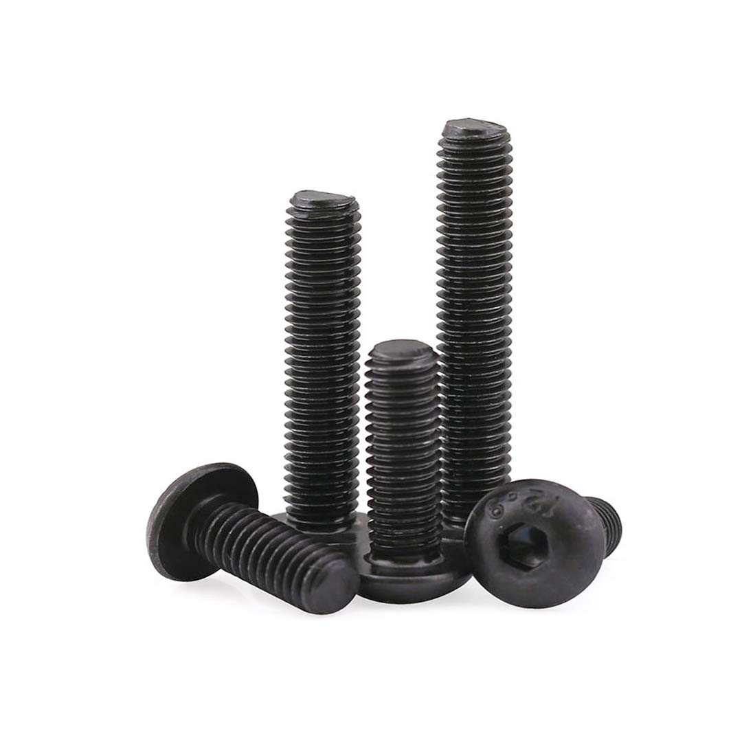 XIZONLIN M3-M8 Hex Socket Button Bolts 12.9 Grade High Tensile Dome Allen Head Machine Screws