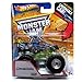 2013 HOT WHEELS MONSTER JAM BOUNTY HUNTER TRUCK WITH CRUSHABLE CAR 1:64 SCALE