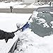 Snow Removal Brush: BlizeTec Telescopic Tool with Ice Scraper Plus a Microfiber Cleaning Towel; Sedan, SUV and Van Friendly