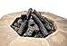 Black Lava Rocks for Fire Pit, 1 Cu Ft, (35 to 40 pounds). Naturally Formed Volcanic Rock Mined in The USA. Varies in Size from 1/2