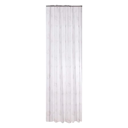 Syeytx Conch einteiliger VorhangSheer Vorhang Tüll Fensterbehandlung Voile Drape Valance 1 Panel Stoff