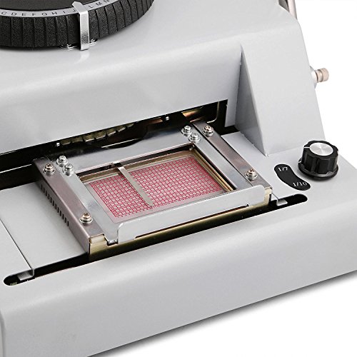 SHZOND Embossing Machine 72 Characters Card Embosser Printer Gift Card Credit ID PVC Card Embosser Stamping Machine Manual Embosser Machine