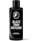 ExoForma Black Trim Restorer - Lasts 6+ Months, Dye Infused Waterproof Plastic Restorer for Cars - Perfect for Faded Bumpers, Trim & Vinyl on Jeeps, Truck Beds, Avalanches & ATVs | 8oz