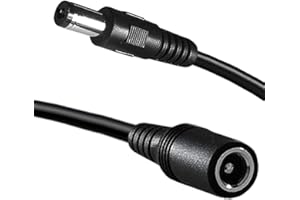 SIOCEN Dc Power Extension Cable,5.5mm x 2.1mm 12v Extension Cord 6FT Security Camera Cable DC Male to Female Extender Wire for CCTV IP Indoor Camera Dvr Standalone LED Strip,DC Supply Adapter