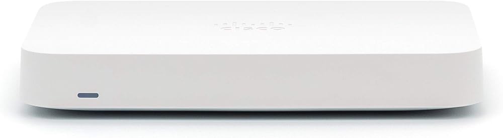 Cisco Meraki Go GX20-HW-UK Router Firewall Cloud Managed 5 Ports Small Business