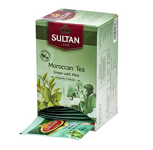 SULTAN TEA Marokkanischer Grüntee mit Minz Kräutertees (Packung mit 4-80 Teebeuteln) – Bild 5