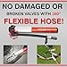 DOKO-IN Mini Bike Pump with Gauge,Frame Mount Bicycle Tire Pump with Flexible Hose,Presta Schrader Compatible Hand Bike Pump,210 PSI Capacity,1 Year Warranty