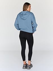 Trendy Queen Hoodies for Women Full Zip Up Cropped