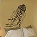 Jelly Fish Wall Decal Sticker. Easy to Apply and Removable. Deep Sea Jellyfish Home Decor. (Multiple Size and Color Options) #364