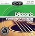 D’Addario EXP23 Coated Phosphor Bronze Acoustic Guitar Strings, Light, 16-70 – Offers a Warm, Bright and Well-Balanced Acoustic Tone and 4x Longer Life - With NY Steel for Strength and Pitch Stability