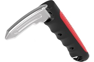 Haydyson Multifunction Car Handle Assist for Elderly and Handicapped, 3 in 1 Automotive Door Assist Handle, Seatbelt Cutter, Window Breaker, Car Door Handle for Seniors,Red, (CHS)