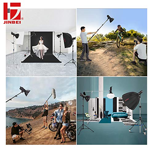JINBEI 70 Degree 13Inch Expansion Reflector Lamp Cover Dish Diffuser for Bowens Mount Studio Strobe Flash Light Portrait Photo - Thumbnail 4