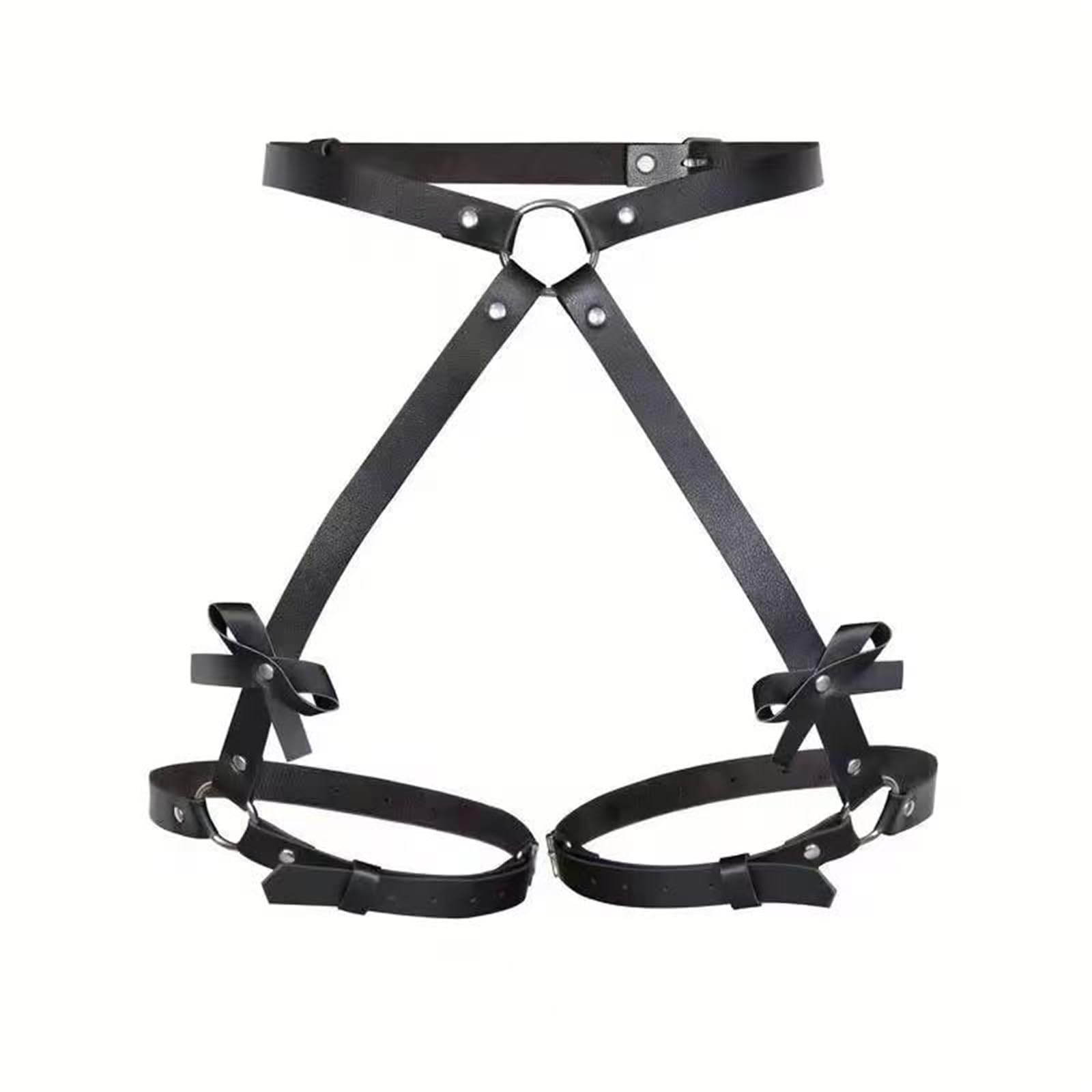 Sexy Bdsm Games Tools Goth Leather Lingerie Garter Belt Body Thigh Harness Women Punk Retro Bondage Suspenders Adults