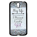 Glitter Background with Quote 