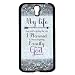 Glitter Background with Quote " My Life May Not Be Going the Way I Planned" Hard Snap on Phone Case (Galaxy s4 IV)